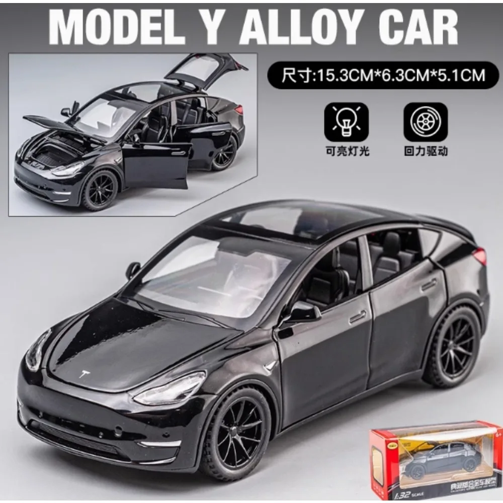 1:32 Scale Alloy Model Y Car for Collectors 5 1:32 Scale Alloy Model Y Car for Collectors - Image 5