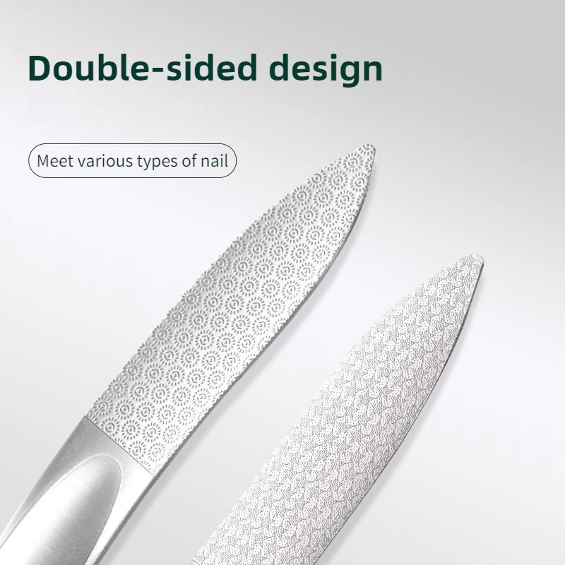 Stainless Steel Nail File in Dual Lengths 2 Stainless Steel Nail File in Dual Lengths - Image 2