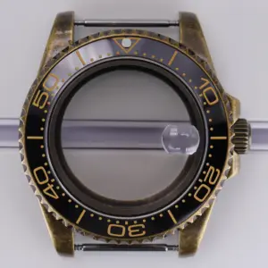 Vintage Bronze 40mm Watch Case for Seiko NH36 19 S535bc161638e4b82b5d7d583d5e05fefz