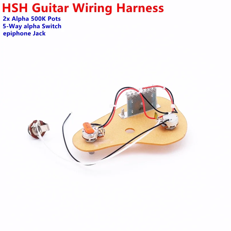 Electric Guitar Wiring Harness Set for ST-style Guitars 2 Electric Guitar Wiring Harness Set for ST-style Guitars - Image 2