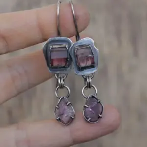 Vintage Pink Stone Drop Earrings for Women 4 S53855708c44a4e6f816140e68019d0b1z
