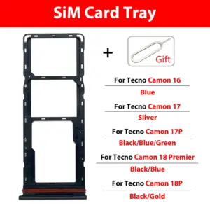 Dual SIM & SD Card Tray Adapter for Tecno Camon Series 12 S5393e8abc72946ee85f4fc28e6775f4eO