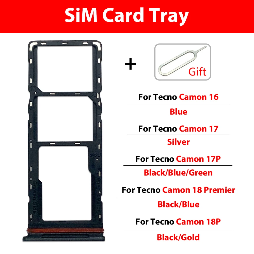 Dual SIM & SD Card Tray Adapter for Tecno Camon Series 3 Dual SIM & SD Card Tray Adapter for Tecno Camon Series - Image 3