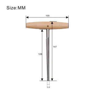 Violin Peg Hole Reamer with Stainless Steel Shaft 15 S53cbdd7fa9b04a8eb6d40275697e67e8u
