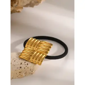 Stainless Steel Gold-Tone Hair Accessory 9 S53fa95aaafcd4f35be51a08d48a66f4fx