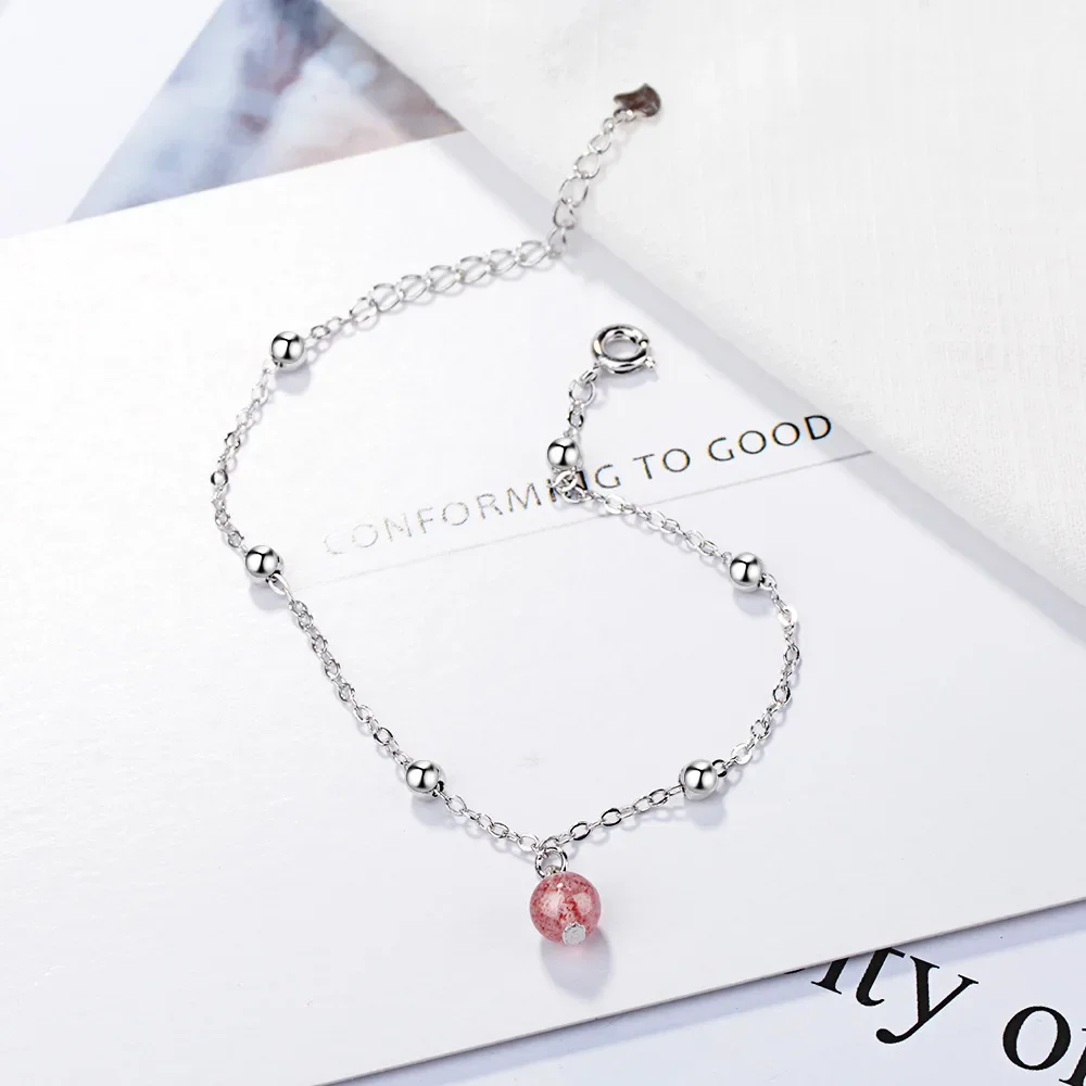 Pink Crystal Zircon Infinity Bracelet for Women 4 Pink Crystal Zircon Infinity Bracelet for Women - Image 4