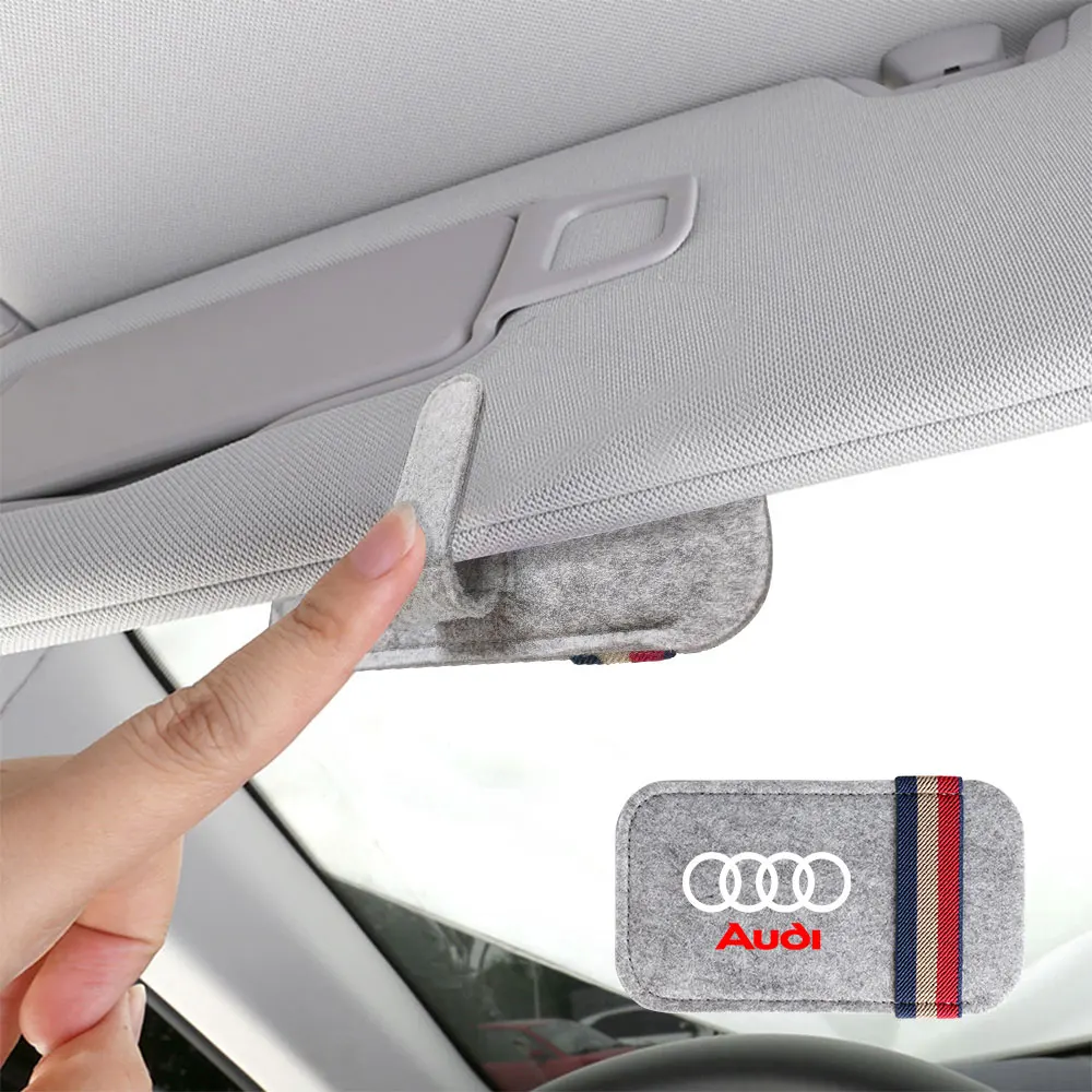 Elegant Car Sun Visor Glasses Holder 2 Elegant Car Sun Visor Glasses Holder - Image 2
