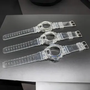 Transparent TPU Watchband for DW-6900/6600/6930