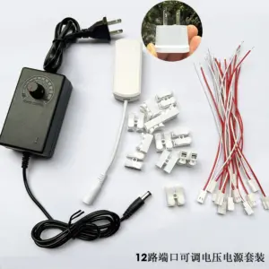 Adjustable Power Supply with Analog Dial 19 S5460796644224fff8fd2a48ff77bd301D