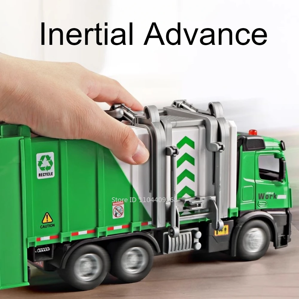 1:24 Scale Diecast Garbage and Mixer Trucks 5 1:24 Scale Diecast Garbage and Mixer Trucks - Image 5