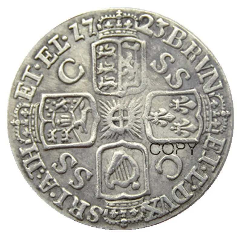 Vintage King George I 1723 Silver Coin Replica 4 Vintage King George I 1723 Silver Coin Replica - Image 4