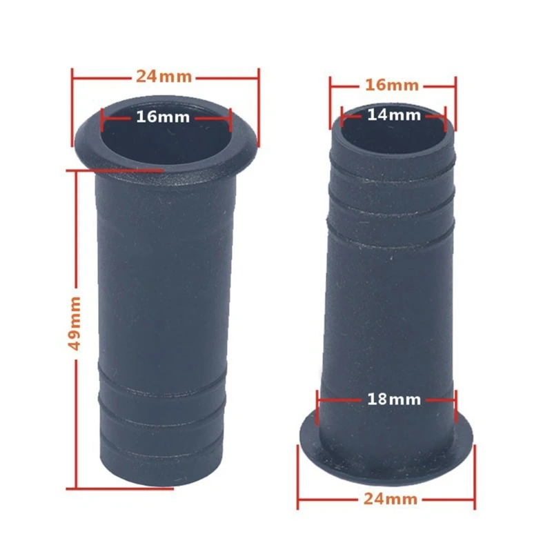 Black Plastic Speaker Port Tube Set (Multiple Sizes) 4 Black Plastic Speaker Port Tube Set (Multiple Sizes) - Image 4