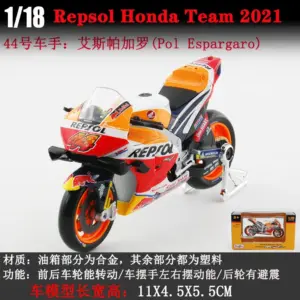 Yamaha 2022 Motorcycle Diecast Model 1:18 Scale 19 S547b2fd9db994401b9d2469a42b7183eT