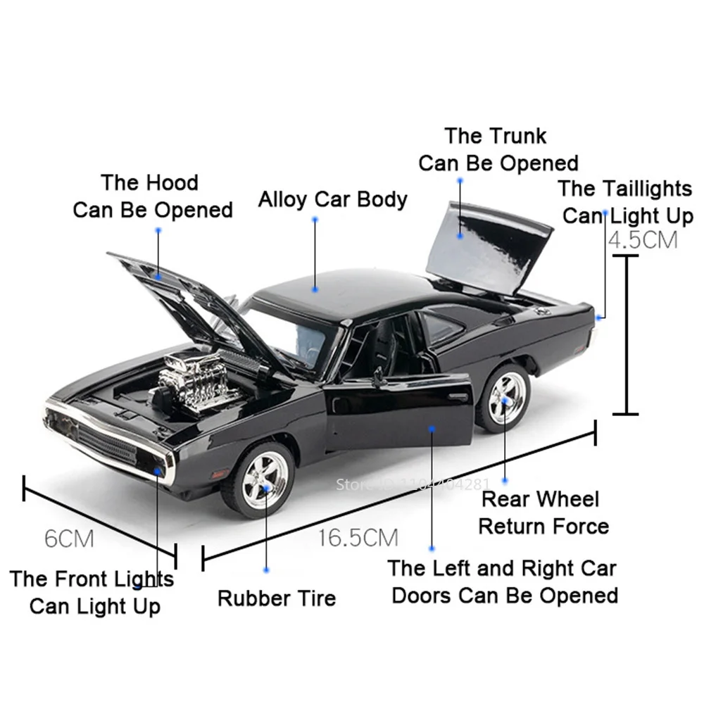 Classic 1:32 Diecast Alloy Camaro Model 2 Classic 1:32 Diecast Alloy Camaro Model - Image 2