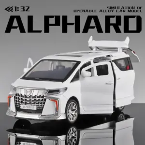 White Toyota Alphard 1:32 Diecast Model with Light & Sound 8 S54b790e98c2d45bb9e147dad491f06a7X