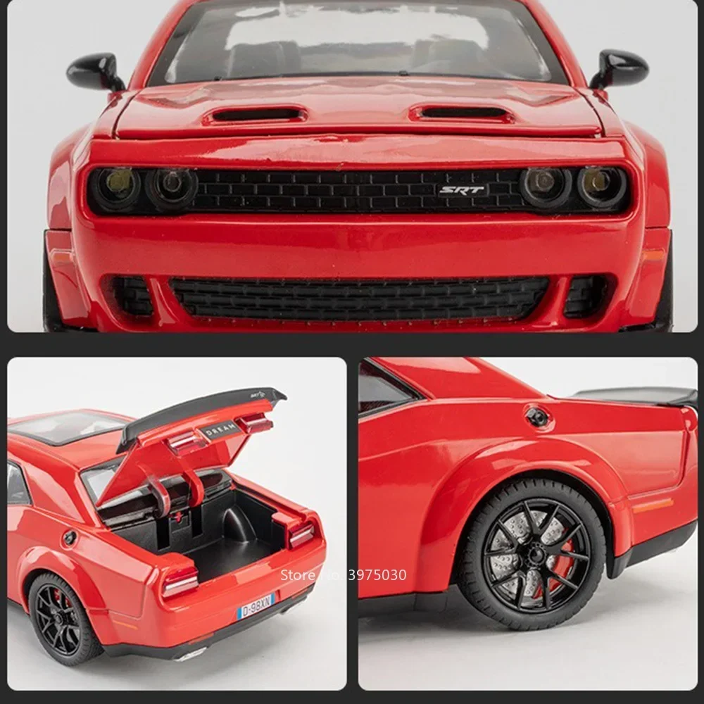 1/24 Scale Dodge Challenger SRT Hellcat Model 3 1/24 Scale Dodge Challenger SRT Hellcat Model - Image 3