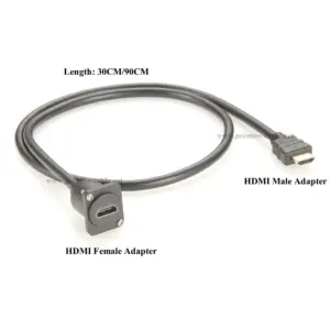 HDMI XLR Panel Mount Converter Cable 30cm/90cm 7 S54c7bc4ce0c643a6b806a61a846ba29aP
