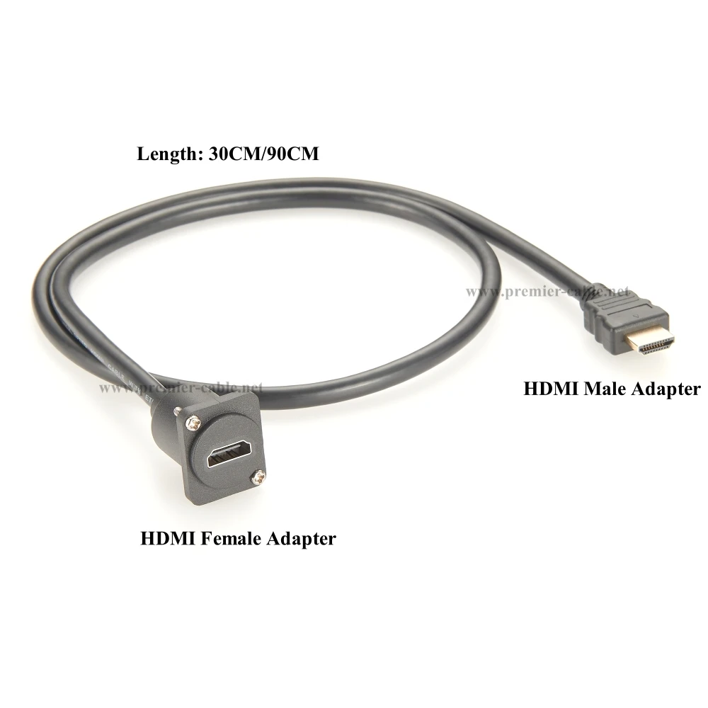 HDMI XLR Panel Mount Converter Cable 30cm/90cm 2 HDMI XLR Panel Mount Converter Cable 30cm/90cm - Image 2