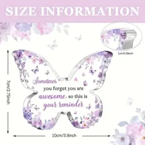 Purple Butterfly Acrylic Wall Decor 7 S54d36f7f10984f97ac443b73a021959dH