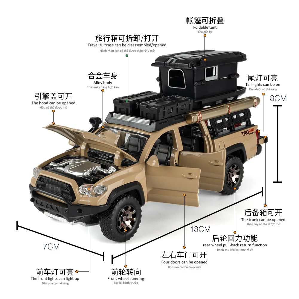 1:32 Scale Off-Road Car Model with Light Features 3 1:32 Scale Off-Road Car Model with Light Features - Image 3