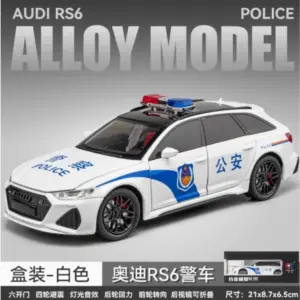 1:24 Audi RS6 Police Model Car 12 S55118fad7d734c1a91fa8e9b3bd4adefy