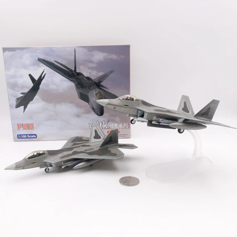 F-22 Raptor Diecast Model 1:100 Scale 4 F-22 Raptor Diecast Model 1:100 Scale - Image 4