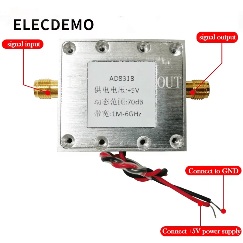 RF Logarithmic Detector Module 1MHz-8GHz 2 RF Logarithmic Detector Module 1MHz-8GHz - Image 2