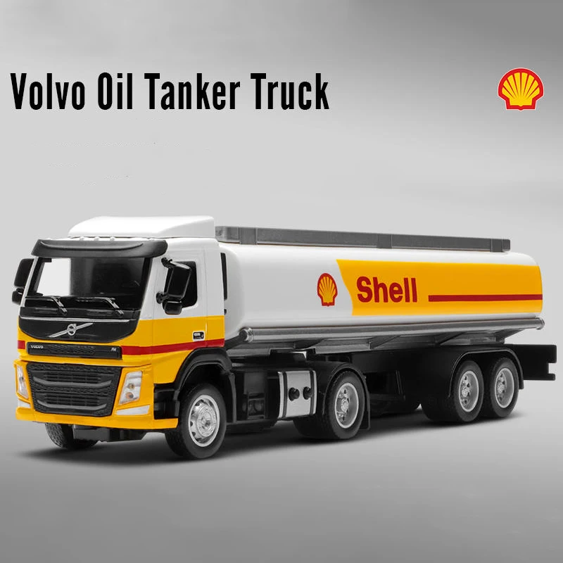 Volvo Oil Tanker Truck Trailer Model 1:50 Scale 8 Volvo Oil Tanker Truck Trailer Model 1:50 Scale - Image 8