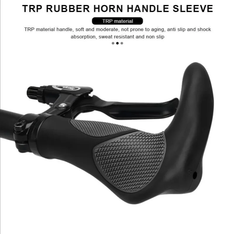 Ergonomic Black Bicycle Handlebar Grips 5 Ergonomic Black Bicycle Handlebar Grips - Image 5