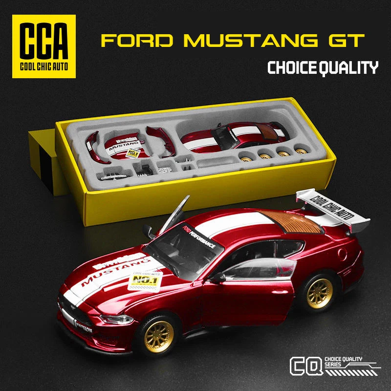 Gulf Ford Mustang GT 2018 Diecast Model 4 Gulf Ford Mustang GT 2018 Diecast Model - Image 4