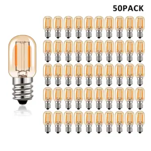 Vintage LED Filament Bulb Set 50 E12/E14 2200K 13 S55568c61ac344943842d735cbd23b55dE