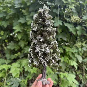 Miniature Snow-Covered Wire Cedar Tree Set 12 S5561f81aecb44a2abfaefc858bce7baar