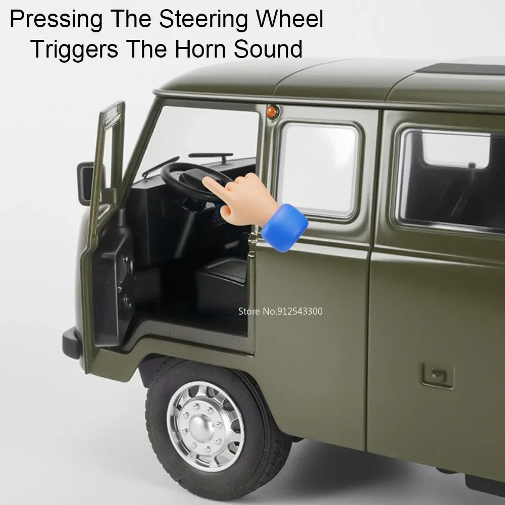 Vintage UAZ Travel Model in Green 3 Vintage UAZ Travel Model in Green - Image 3