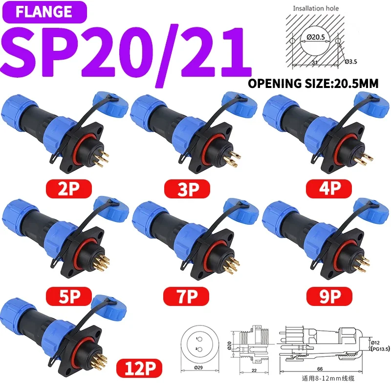 Waterproof Connector IP68 for Industrial Use 7 Waterproof Connector IP68 for Industrial Use - Image 7
