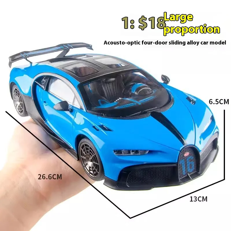 Bugatti Chiron 1:18 Scale Diecast Model in Yellow 4 Bugatti Chiron 1:18 Scale Diecast Model in Yellow - Image 4