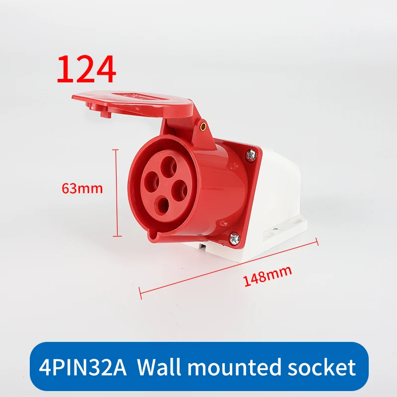 Industrial Waterproof Power Connector 32A 220/380V 8 Industrial Waterproof Power Connector 32A 220/380V - Image 8