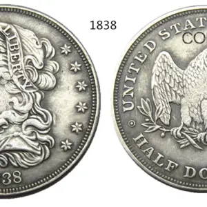 1838 Liberty Facing Left Replica Coin 5 S55a3bac4cd394d35b12629d17aadf6bfA