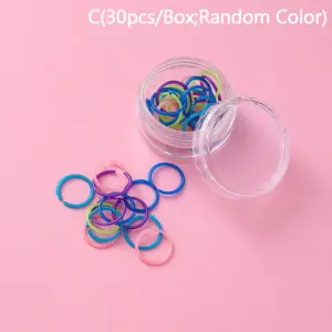 Colorful Plastic Hoop Earrings Set - 30 Pieces 16 S55ad1c142c7e489caa9961c0363161040