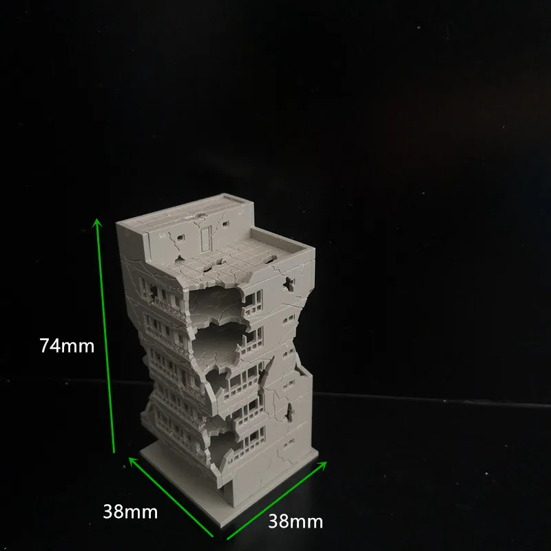 Battle-Damaged City High-Rise Diorama Model 8 Battle-Damaged City High-Rise Diorama Model - Image 8