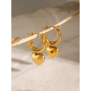 Stainless Steel Gold Earrings for Women 10 S55b97e3c62f34f41858046e509ed85b2c