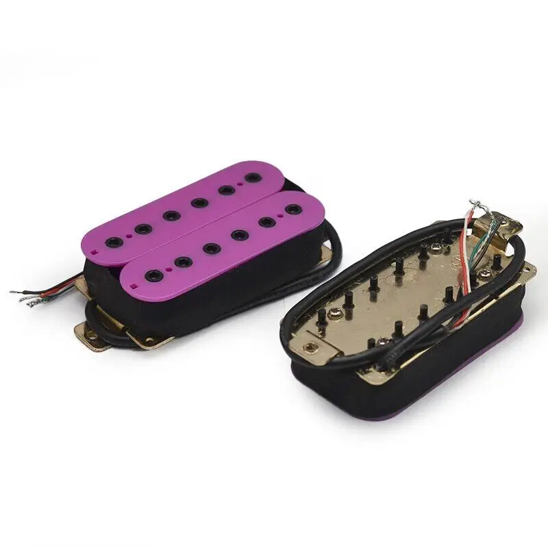 Purple-Accent Humbucker Pickup Set for Electric Guitar 4 Purple-Accent Humbucker Pickup Set for Electric Guitar - Image 4