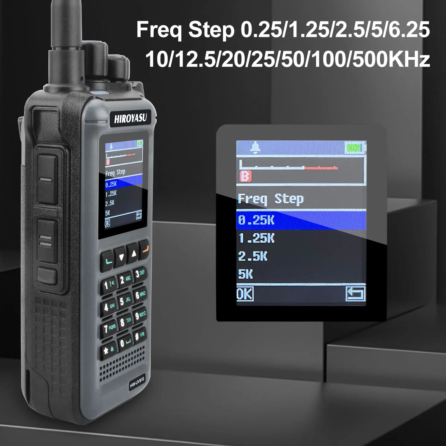 Dual-Band VHF/UHF Portable Radio 20W 3 Dual-Band VHF/UHF Portable Radio 20W - Image 3