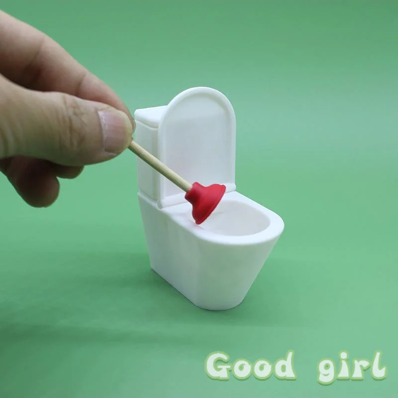 Realistic Dollhouse Toilet Seat in 1/12 Scale 2 Realistic Dollhouse Toilet Seat in 1/12 Scale - Image 2