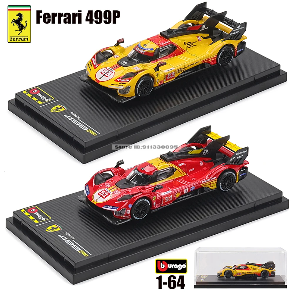 Ferrari 499P 83 Diecast Model by Bburago 1 Ferrari 499P 83 Diecast Model by Bburago