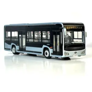 Black 1:38 Scale Diecast City Bus Model 5 S56016d1bfe914c8ca30eee52a02ba901L