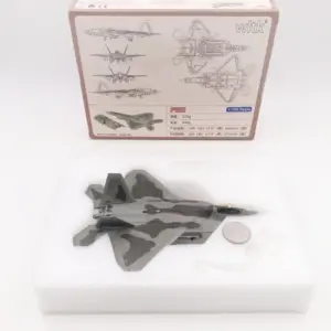 F-22 Raptor Diecast Model 1:100 Scale 11 S5603262e1408446ebcc24b6a225098c0T 1