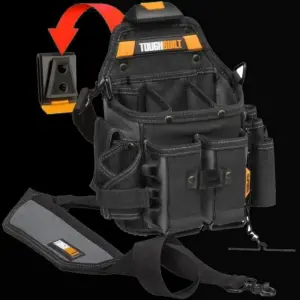 Rugged electrician pouch with 21 pockets 11 S561277a9a6134cfd8ba75b41442db826N