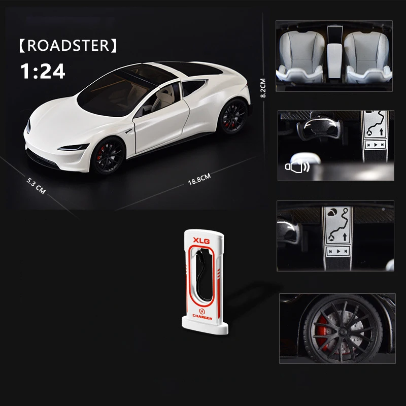 Futuristic 1:24 Diecast Tesla Model Y Replica 8 Futuristic 1:24 Diecast Tesla Model Y Replica - Image 8