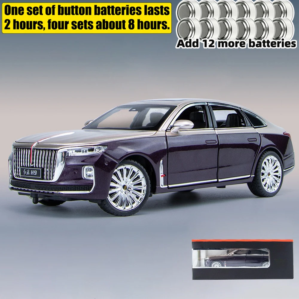 1:24 HONG QI H9 Luxury Sedan Model 10 1:24 HONG QI H9 Luxury Sedan Model - Image 10