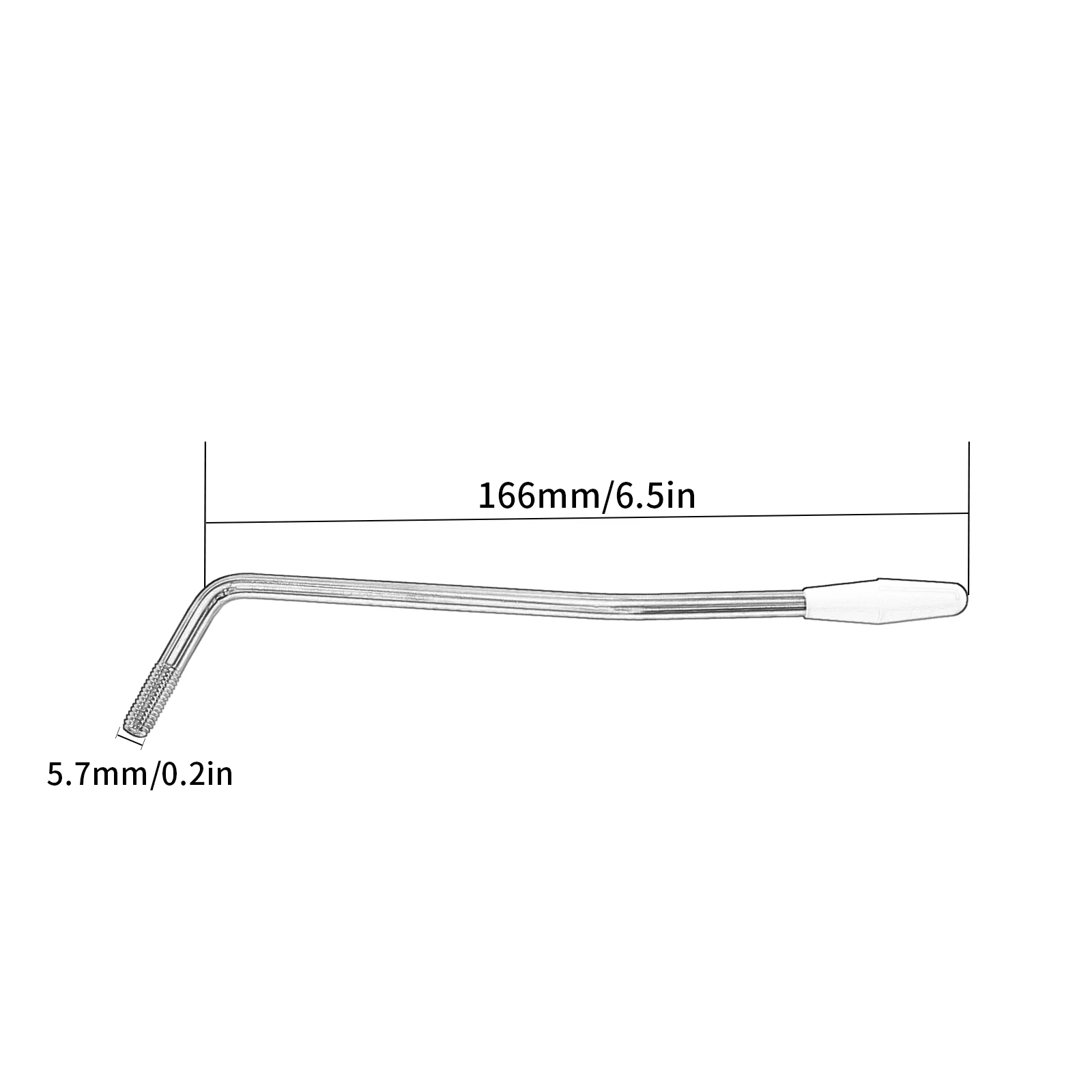 6.5-Inch Metal Tremolo Arm for Electric Guitars 5 6.5-Inch Metal Tremolo Arm for Electric Guitars - Image 5